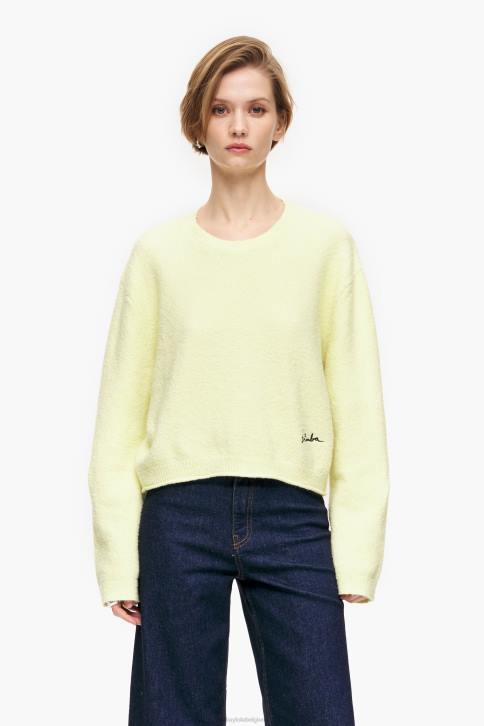 katoenen trui Bimba Y Lola geel kleding 4HDL377
