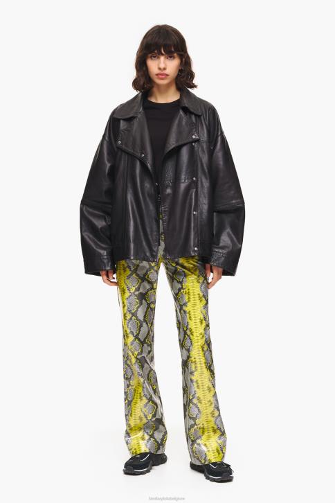 leren jas Bimba Y Lola zwart kleding 4HDL476
