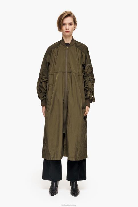 midi bommenwerper loopgraaf Bimba Y Lola khaki kleding 4HDL472