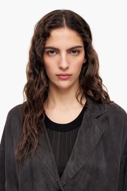 oversized blazer Bimba Y Lola gewassen zwart kleding 4HDL491