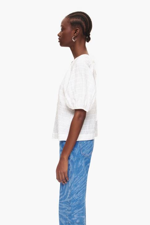 korte blouse Bimba Y Lola ivoor kleding 4HDL348