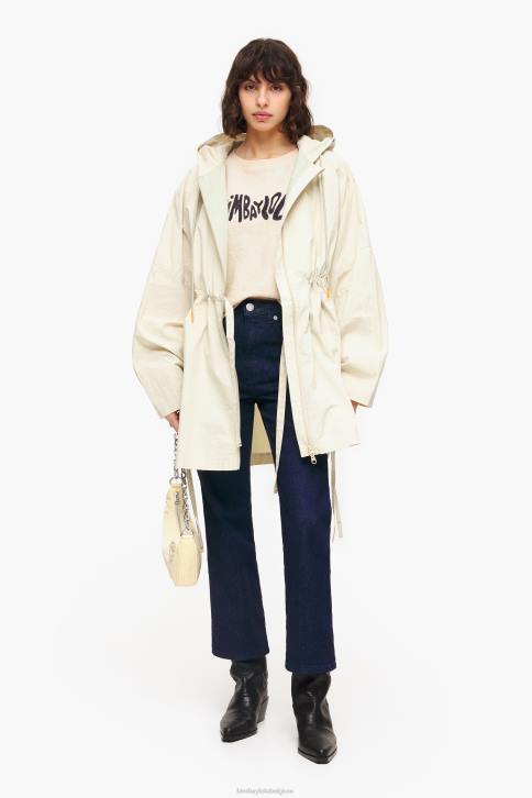 boxy-sweatshirt met logo Bimba Y Lola zand kleding 4HDL496