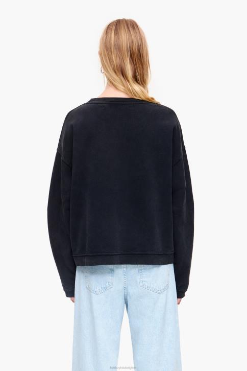 boxy-sweatshirt met logo Bimba Y Lola zwart kleding 4HDL497