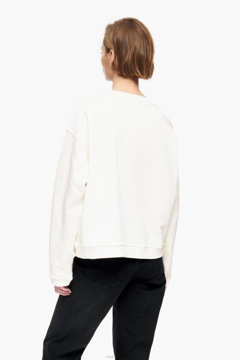 sweatshirt boxy logo banaan Bimba Y Lola ivoor kleding 4HDL495