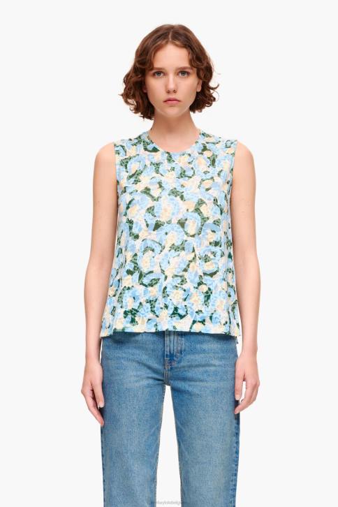 T-shirt met lichte dierenborstel Bimba Y Lola blauw kleding 4HDL292