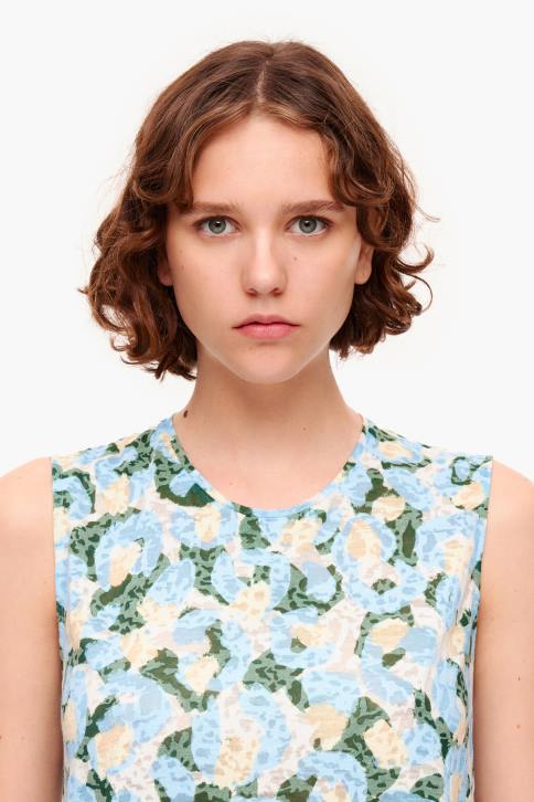 T-shirt met lichte dierenborstel Bimba Y Lola blauw kleding 4HDL292