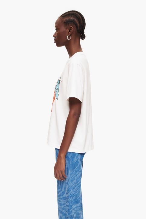 T-shirt met universitair logo Bimba Y Lola wit kleding 4HDL277