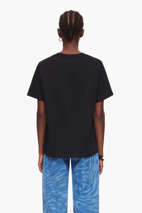 T-shirt met universitair logo Bimba Y Lola zwart kleding 4HDL276