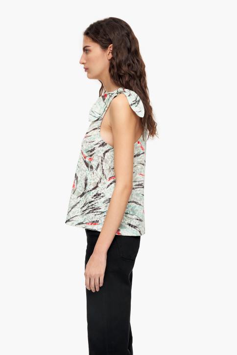 T-shirt met vlindervleugelprint Bimba Y Lola munt kleding 4HDL304