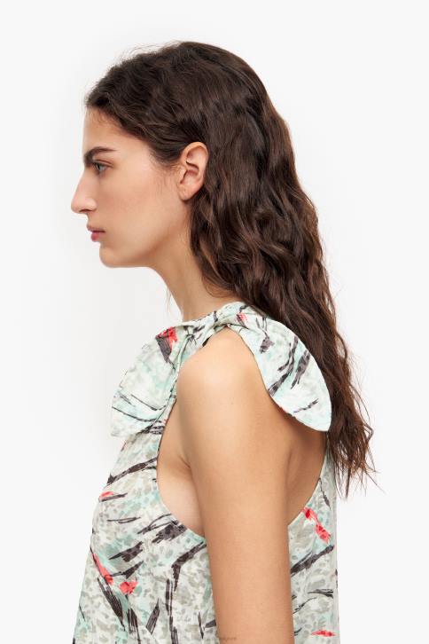 T-shirt met vlindervleugelprint Bimba Y Lola munt kleding 4HDL304