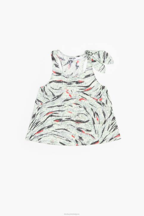 T-shirt met vlindervleugelprint Bimba Y Lola munt kleding 4HDL304