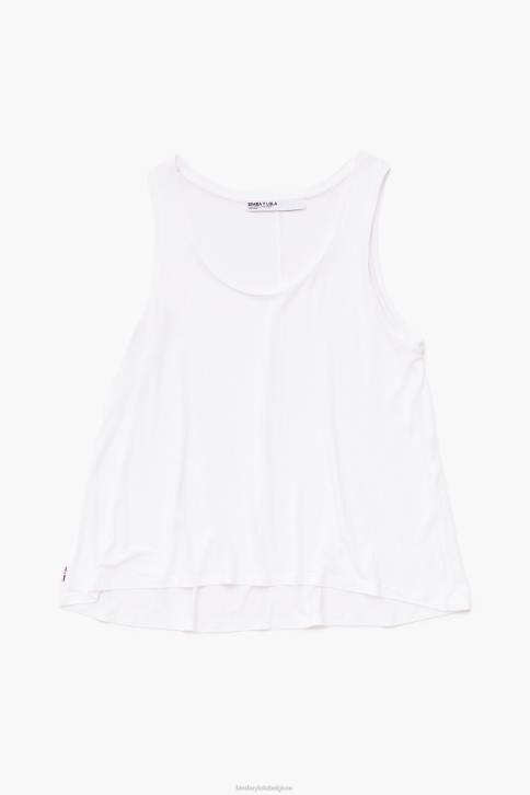 a-lijn t-shirt Bimba Y Lola wit kleding 4HDL316