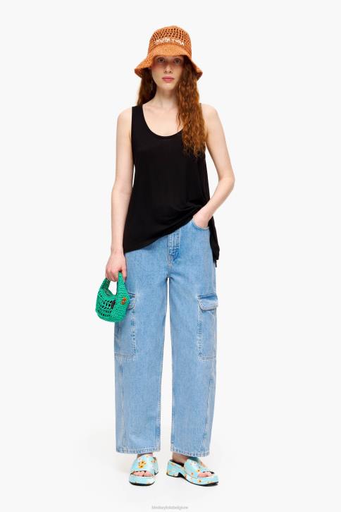 a-lijn t-shirt Bimba Y Lola zwart kleding 4HDL315