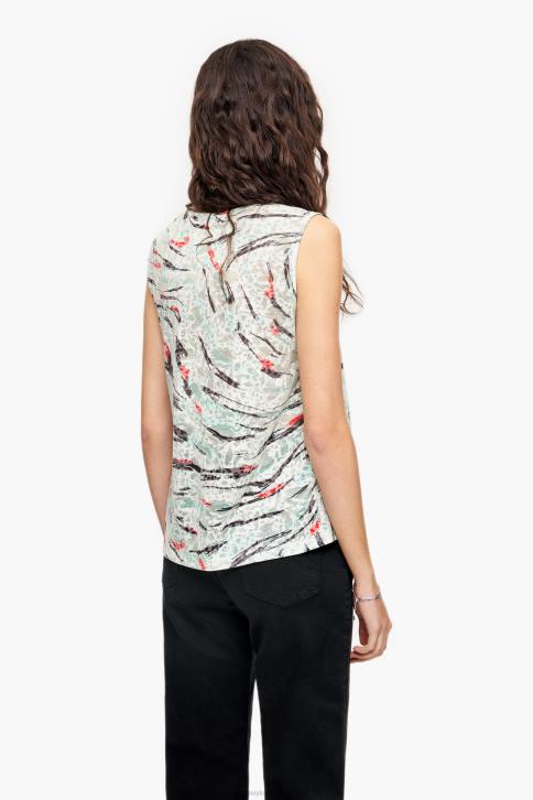a-lijn t-shirt met vlindervleugelprint Bimba Y Lola munt kleding 4HDL305