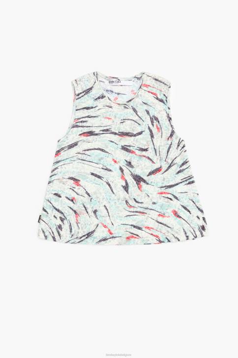 a-lijn t-shirt met vlindervleugelprint Bimba Y Lola munt kleding 4HDL305
