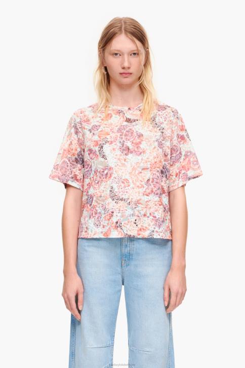 boxy-t-shirt met volledige print Bimba Y Lola vruchten kleding 4HDL291