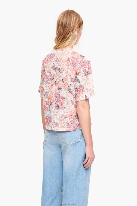 boxy-t-shirt met volledige print Bimba Y Lola vruchten kleding 4HDL291