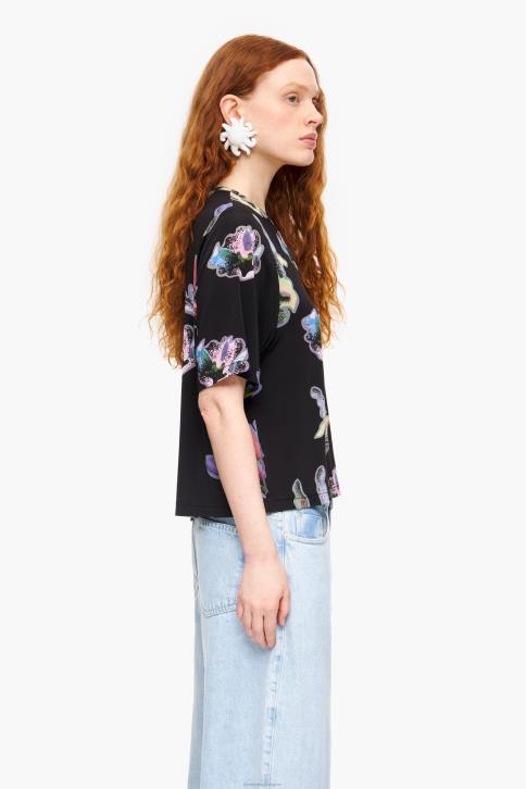 donker koraal t-shirt Bimba Y Lola grijs kleding 4HDL266