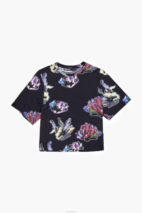 donker koraal t-shirt Bimba Y Lola grijs kleding 4HDL266