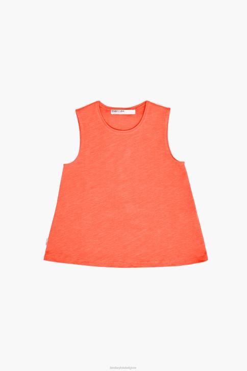 katoenen T-shirt Bimba Y Lola koraal kleding 4HDL295