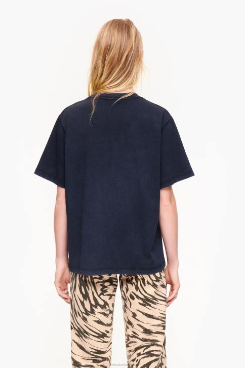 katoenen T-shirt met logo Bimba Y Lola zwart kleding 4HDL261