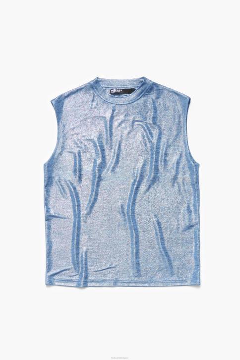 kort soepel t-shirt Bimba Y Lola blauw kleding 4HDL309