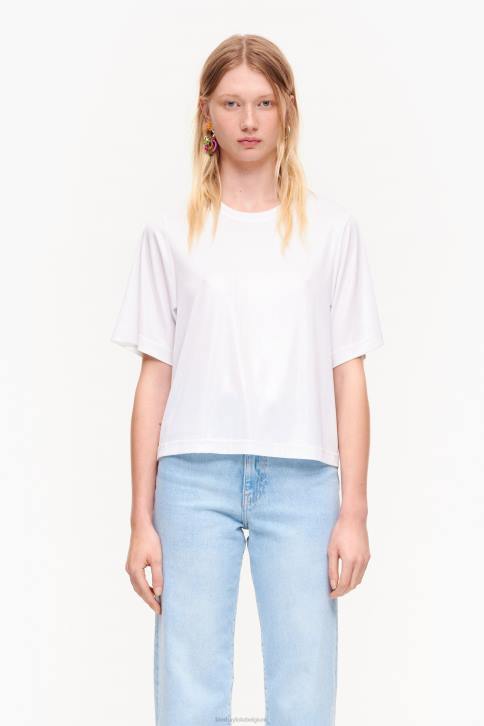 kort soepel t-shirt Bimba Y Lola wit kleding 4HDL310
