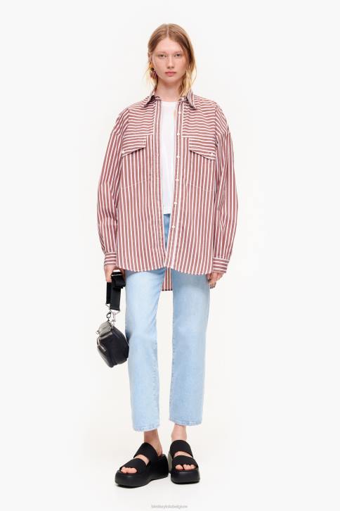 kort soepel t-shirt Bimba Y Lola wit kleding 4HDL310