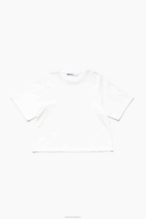 ponte di roma kort t-shirt Bimba Y Lola ivoor kleding 4HDL257