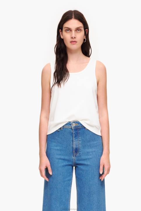 ponte di roma mouwloos t-shirt Bimba Y Lola ivoor kleding 4HDL289