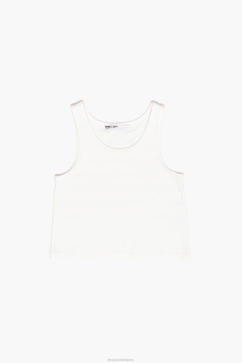 ponte di roma mouwloos t-shirt Bimba Y Lola ivoor kleding 4HDL289