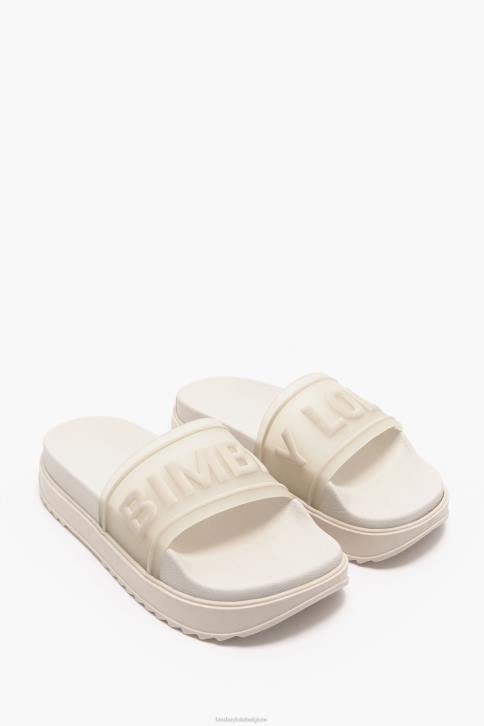logo platform flip-flop Bimba Y Lola wit schoeisel 4HDL587