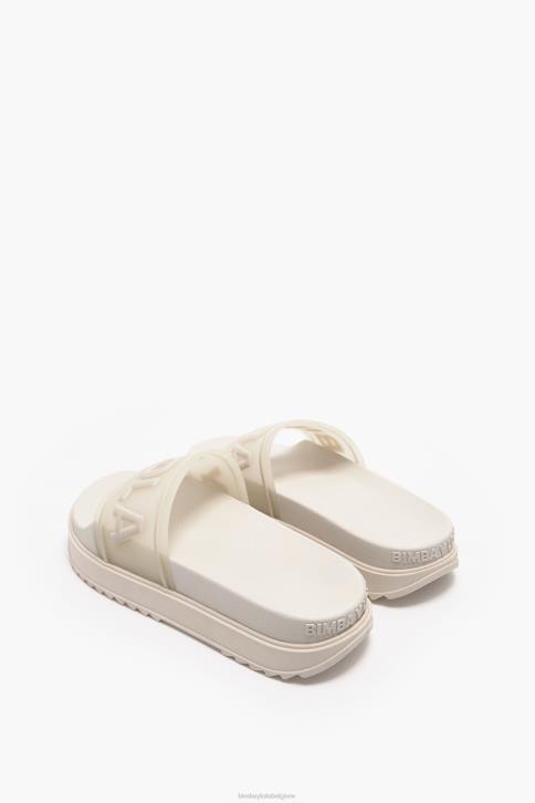 logo platform flip-flop Bimba Y Lola wit schoeisel 4HDL587
