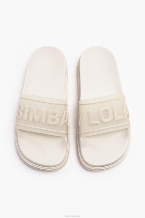 logo platform flip-flop Bimba Y Lola wit schoeisel 4HDL587