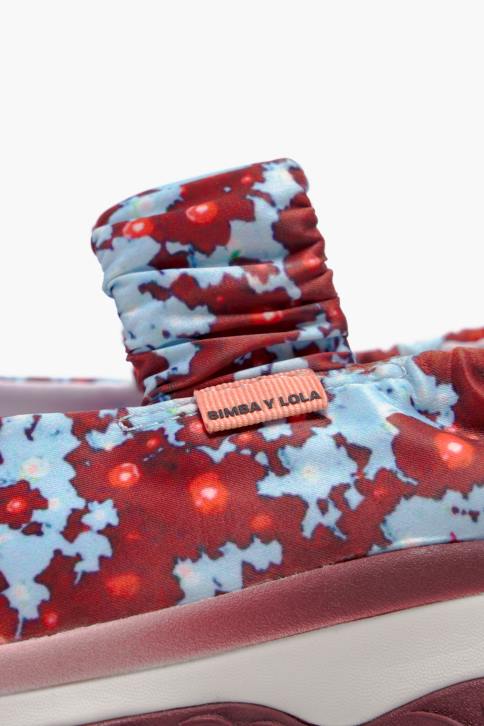 bloemen full pulpo runner ballerina Bimba Y Lola blauw schoeisel 4HDL548