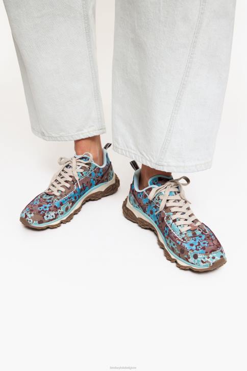bloemen full pulpo runner sneaker Bimba Y Lola bruin schoeisel 4HDL545