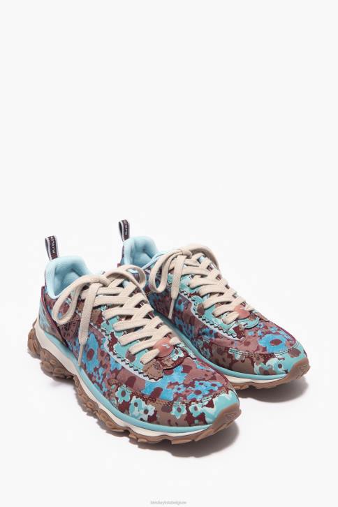bloemen full pulpo runner sneaker Bimba Y Lola bruin schoeisel 4HDL545