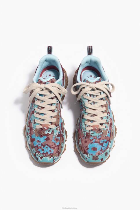 bloemen full pulpo runner sneaker Bimba Y Lola bruin schoeisel 4HDL545
