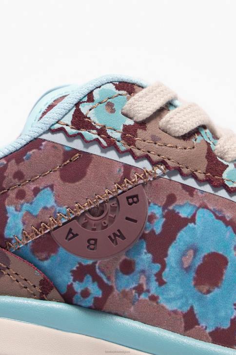 bloemen full pulpo runner sneaker Bimba Y Lola bruin schoeisel 4HDL545