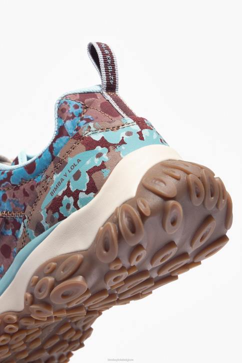 bloemen full pulpo runner sneaker Bimba Y Lola bruin schoeisel 4HDL545