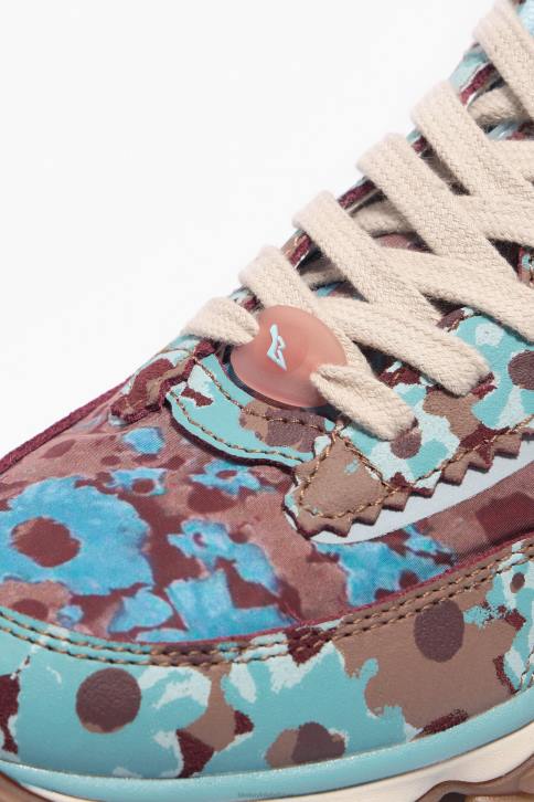 bloemen full pulpo runner sneaker Bimba Y Lola bruin schoeisel 4HDL545