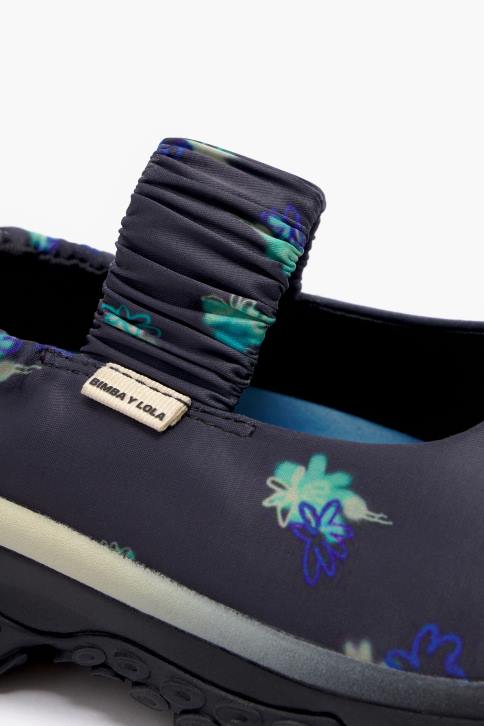 spray bloemen print pulpo runner ballerina Bimba Y Lola grijs schoeisel 4HDL550